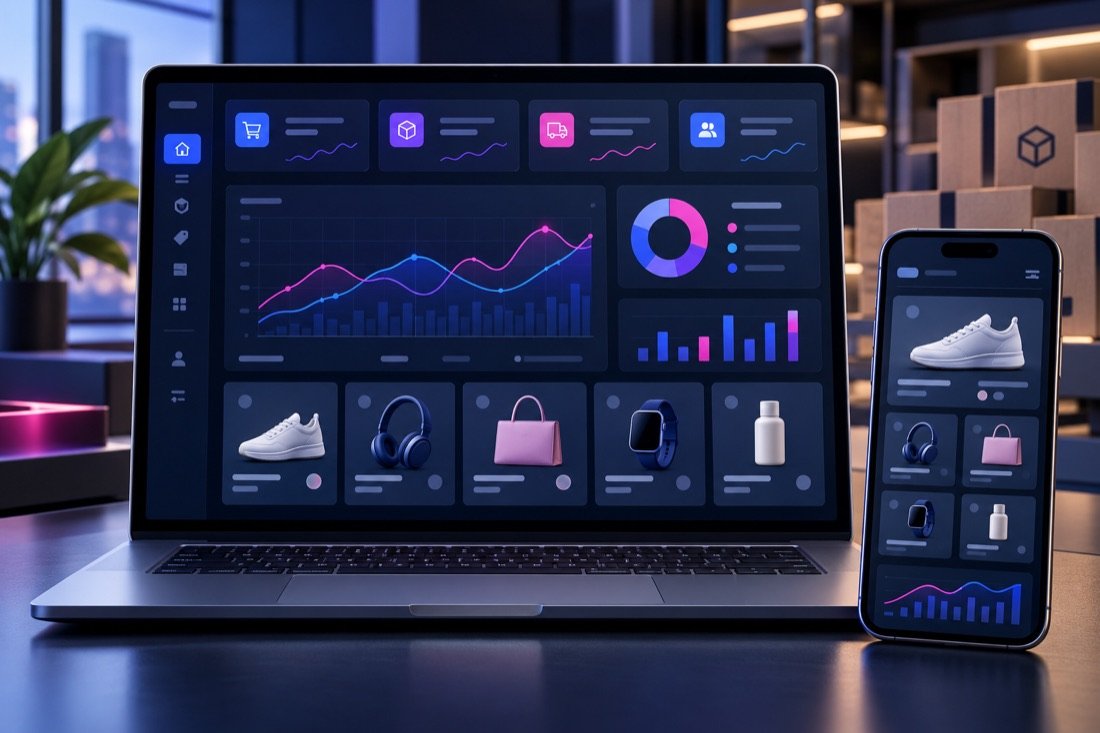 E-commerce and order management dashboard